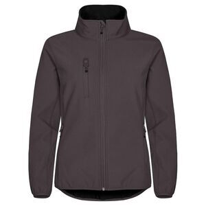 Clique Womens/Ladies Classic Soft Shell Jacket / Dark Grey